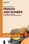Image for Person and Number: An Empirical Study of Catalan Sign Language Pronouns