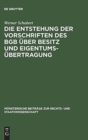 Image for Die Entstehung der Vorschriften des BGB uber Besitz und Eigentumsubertragung : Ein Beitrag zur Entstehungsgeschichte des BGB