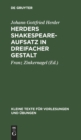 Image for Herders Shakespeare-Aufsatz in Dreifacher Gestalt