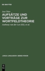 Image for Aufsatze Und Vortrage Zur Wortfeldtheorie