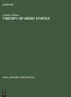 Image for Theory of Hindi syntax