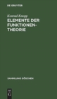 Image for Elemente der Funktionentheorie