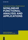 Image for Nonlinear Functional Analysis and Applications