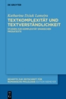 Image for Textkomplexitat und Textverstandlichkeit: Studien zur Komplexitat spanischer Prosatexte