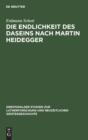 Image for Die Endlichkeit Des Daseins Nach Martin Heidegger