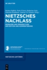 Image for Nietzsches Nachlass: Probleme Und Perspektiven Der Edition Und Kommentierung