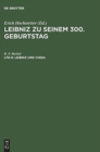 Image for Leibniz zu seinem 300. Geburtstag, Lfg 8, Leibniz und China