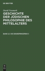 Image for Die Grundprinzipien II : Drittes Buch: Attributenlehre, Erste Halfte: Altertum