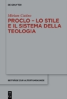 Image for Proclo - Lo Stile E Il Sistema Della Teologia