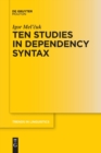 Image for Ten studies in dependency syntax