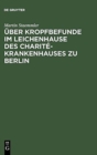 Image for Uber Kropfbefunde Im Leichenhause Des Charite-Krankenhauses Zu Berlin