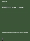 Image for Provenzalische Studien I