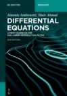 Image for Differential equations: a first course on ODE and a brief introduction to PDE