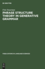 Image for Phrase structure theory in generative grammar