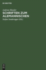 Image for Schriften Zum Alemannischen