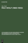 Image for Max Wolf (1863-1932) : Ein Gedenkblatt
