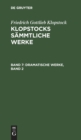 Image for Dramatische Werke, Band 2