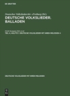 Image for Deutsche Volkslieder. Balladen. Band 4, Halfte 1