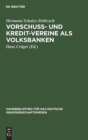 Image for Vorschuss- und Kredit-Vereine als Volksbanken