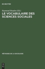 Image for Le vocabulaire des sciences sociales
