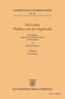 Image for Die Lieder Walthers von der Vogelweide