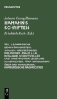 Image for Sokratische Denkw?rdigkeiten. Wolken. Kreuzz?ge Des Philologen. Essais ? La Mosaique. Schriftsteller Und Kunstrichter. Leser Und Kunstrichter. F?nf Hirtenbriefe ?ber Das Schuldrama. Hamburgische Nachr