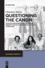 Image for Questioning the Canon