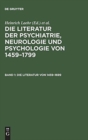 Image for Die Literatur von 1459–1699