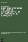 Image for Uber Eine Sammlung Von Leibniz-Handschriften Im Staatsarchiv Zu Hannover