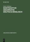 Image for Kontrastive Grammatik Deutsch/Englisch