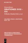 Image for Orationes XVIII - XIX