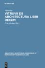 Image for Vitruvii de architectura libri decem