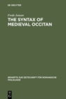 Image for The syntax of medieval Occitan : 208