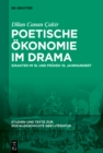 Image for Poetische Okonomie im Drama: Einakter im 18. und fruhen 19. Jahrhundert