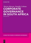 Image for Corporate Governance in South Africa