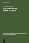 Image for Automorphe Funktionen
