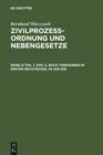 Image for ZPO, 2. Buch: Verfahren im ersten Rechtszuge, &amp;#xA7;&amp;#xA7; 253-329