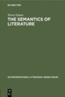Image for semantics of literature