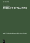 Image for Problems of planning: East and west