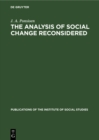 Image for analysis of social change reconsidered: A sociological study