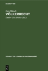 Image for Volkerrecht: (Ohne Internationale Organisationen Und Kriegsvolkerrecht); in Programmierter Form Mit Vertiefungshinweisen