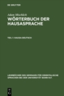 Image for Hausa-Deutsch : 20,1