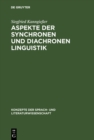 Image for Aspekte der synchronen und diachronen Linguistik : 9