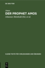Image for Der Prophet Amos