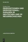 Image for Prapositionen und Prapositionalphrasen im Deutschen und im Neugriechischen: Aspekte einer kontrastiven Analyse Deutsch - Neugriechisch : 208