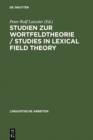 Image for Studien zur Wortfeldtheorie / Studies in Lexical Field Theory : 288