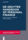 Image for De Gruyter handbook of personal finance