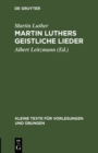 Image for Martin Luthers geistliche Lieder : 24/25