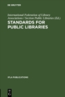 Image for Standards for Public Libraries