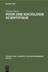 Image for Pour une sociologie scientifique [electronic resource] : épistémologie comparée de l&#39;analyse conceptuelle / Antonio Piaser ; préface de J. Ladrière.